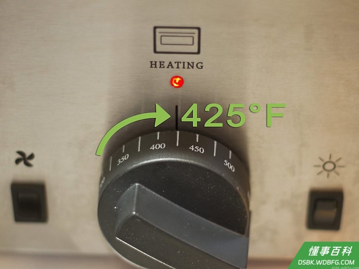 Step 1 把烤箱预热至218°C。