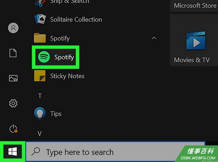 Step 1 在PC或Mac上打开Spotify应用程序。