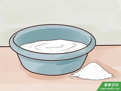 Step 1 按照上述比率用盐和水调成溶液。