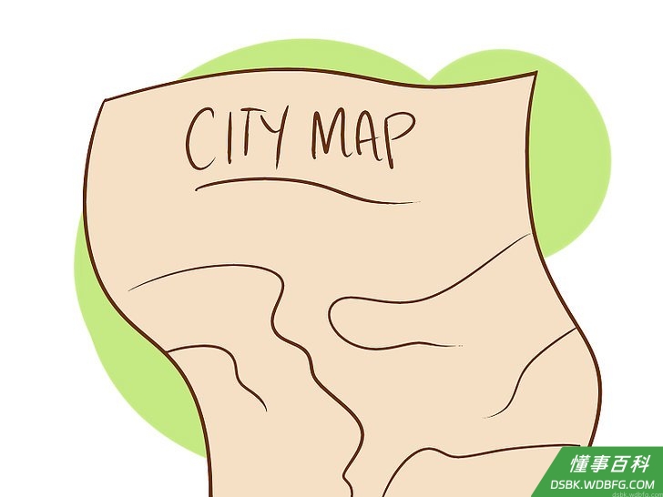 Step 1 如果你是一位旅客，去弄一张城市地图。