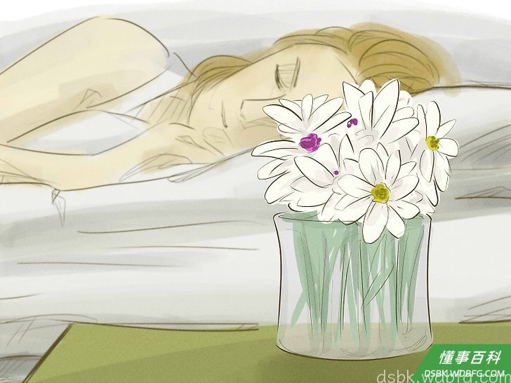Step 3 摆放鲜花。