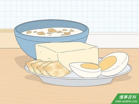 Step 4 吃清淡的食物，像是烤面包或苏打饼。