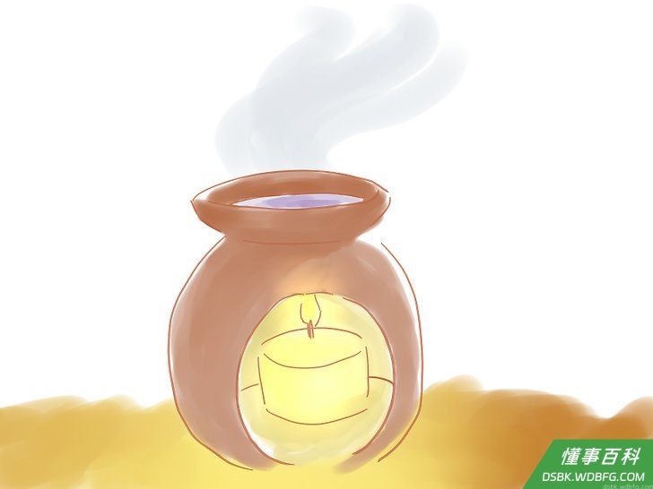 Step 2 将精油放入扩散器。