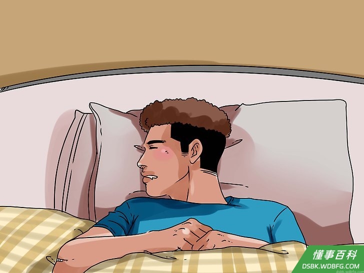 Step 5 用枕头垫高头。