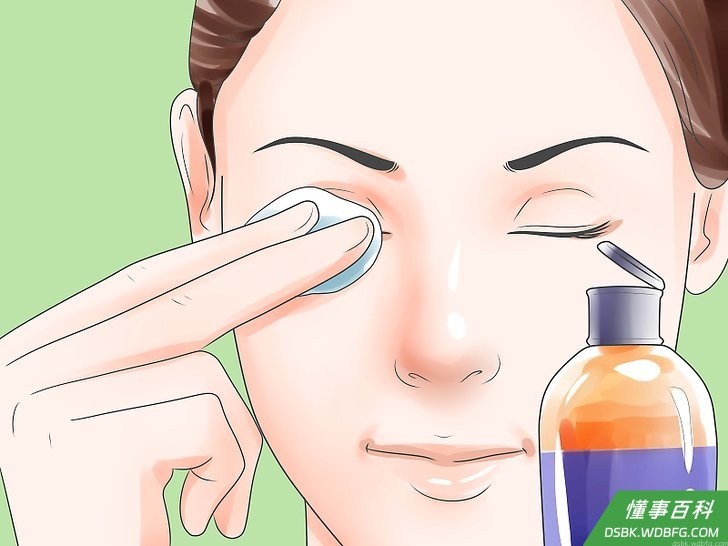 Step 3 涂抹收敛剂。