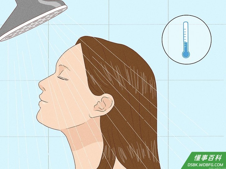 Step 1 洗冷水澡能降低身体的核心温度。