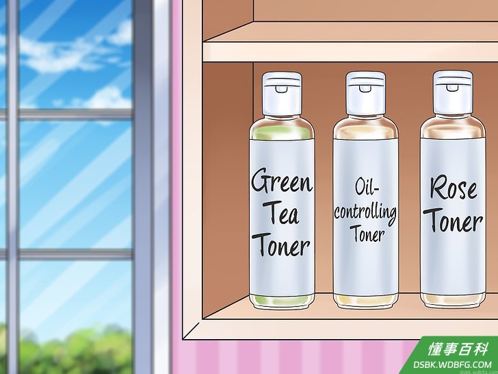 Step 4 妥善保存爽肤水。