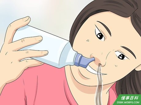Step 2 服用减充血药或冲洗鼻腔，缓解鼻窦充血。