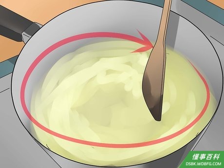 Step 10 继续搅拌,直到混合物变得更浓稠。