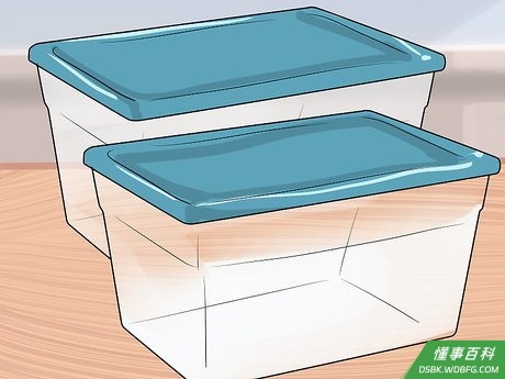 Step 1 准备一个大的塑料箱。