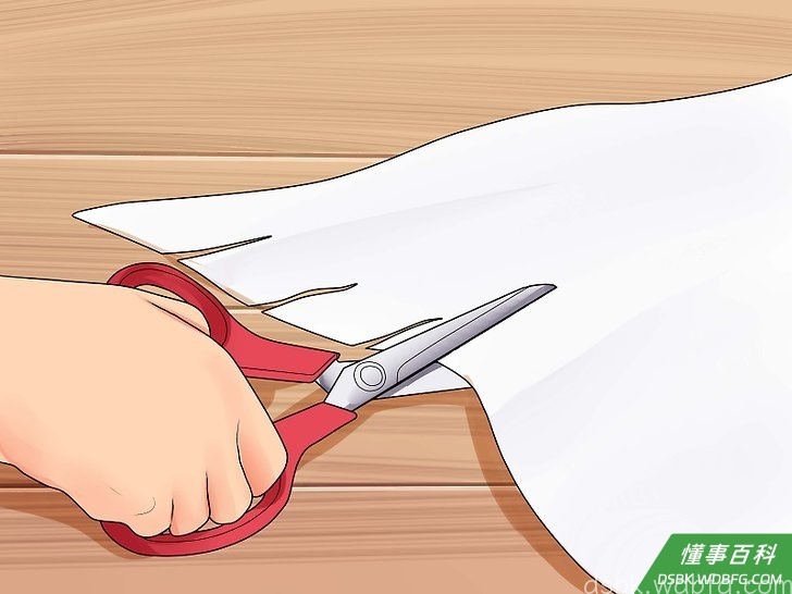 Step 2 把这些布料布置好。