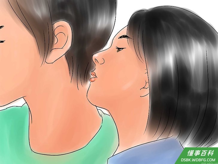 Step 4 亲吻他的脖子和耳垂。