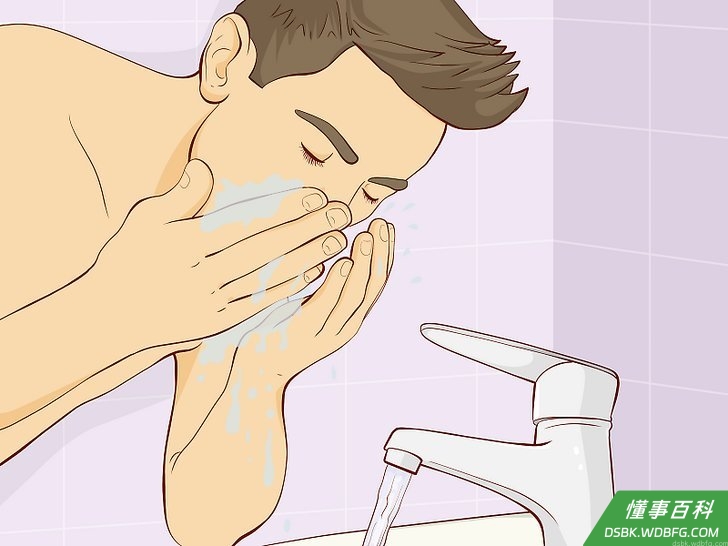 Step 2 洗脸。