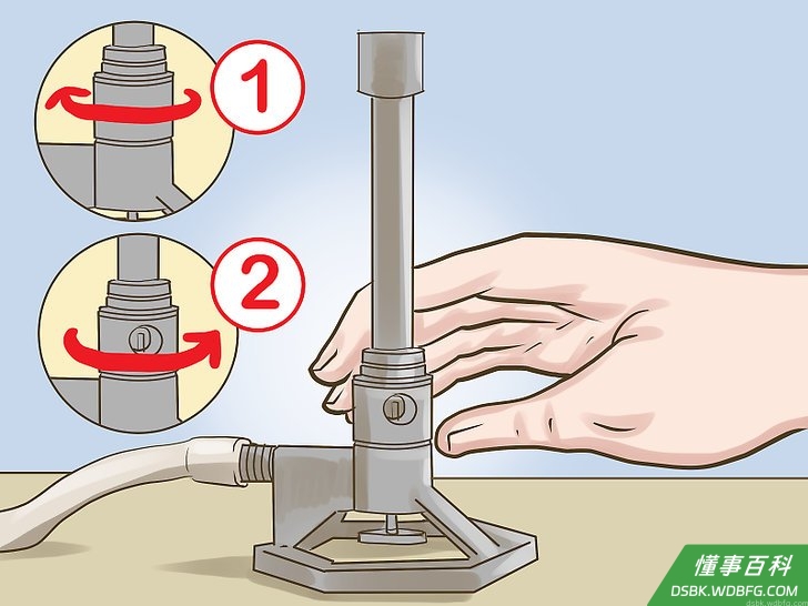 Step 3 将气孔调到微微打开的位置。