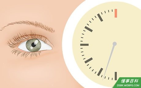 Step 3 做一次持续半分钟的眨眼。