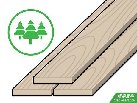 Step 4 选择松木这样便宜而又结实的木材，做一张耐用的桌子。