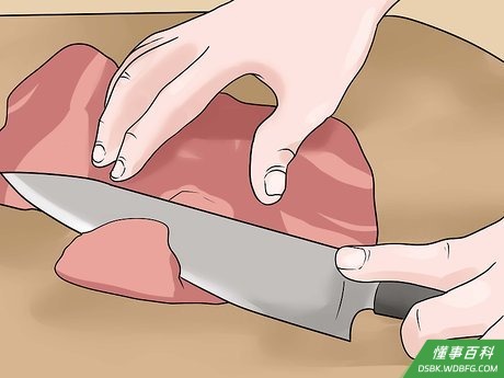 Step 1 去掉肉类的脂肪。