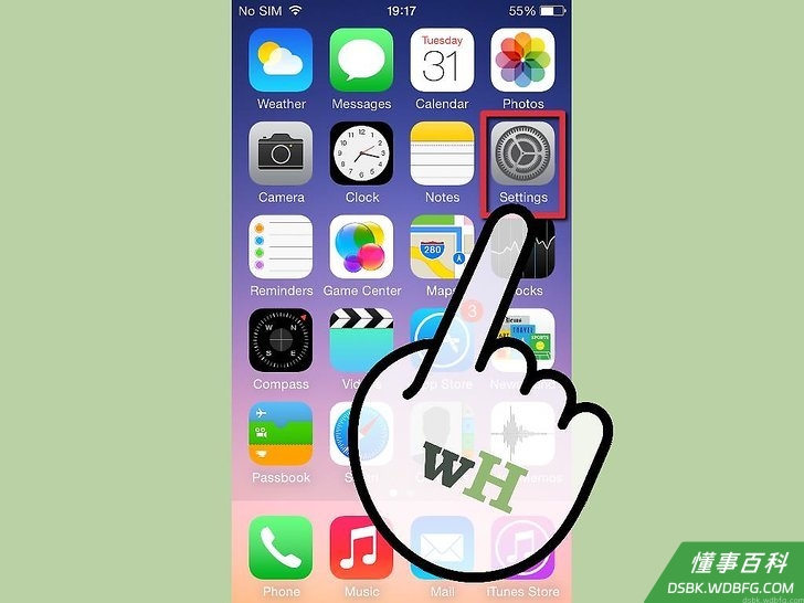 Step 2 在iPhone上打开设置。