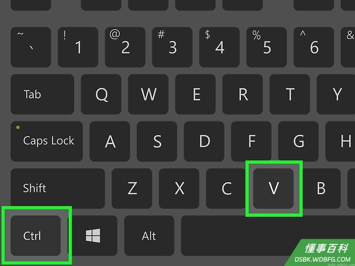 Step 6 在Windows电脑上按Ctrl+V，或是在Mac电脑上按⌘ Command+V，以粘贴URL。