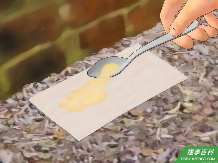 Step 4 糖浆变干后,就得更换陷阱。