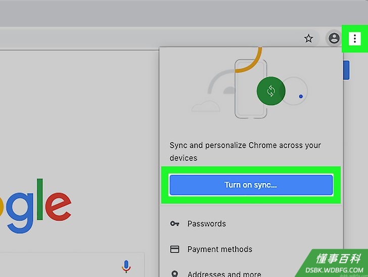Step 2 登录Google帐号。