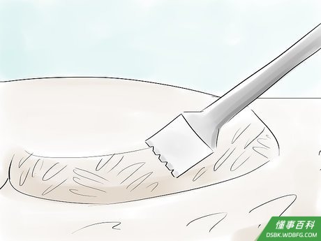 Step 10 用齿凿修去毛糙。