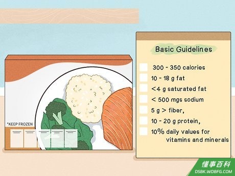 Step 3 选择健康的预加工冷冻食物。