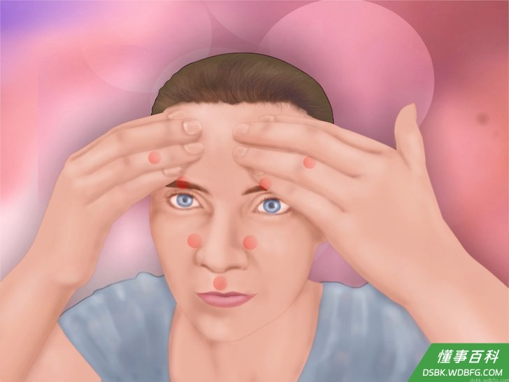 Step 5 使用精油按摩压觉点。