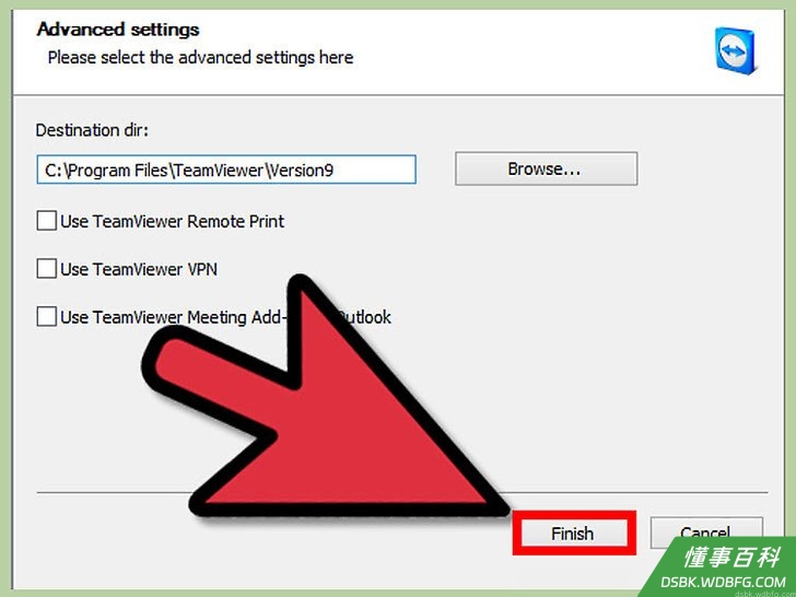 Step 2 在远程电脑上安装TeamViewer。