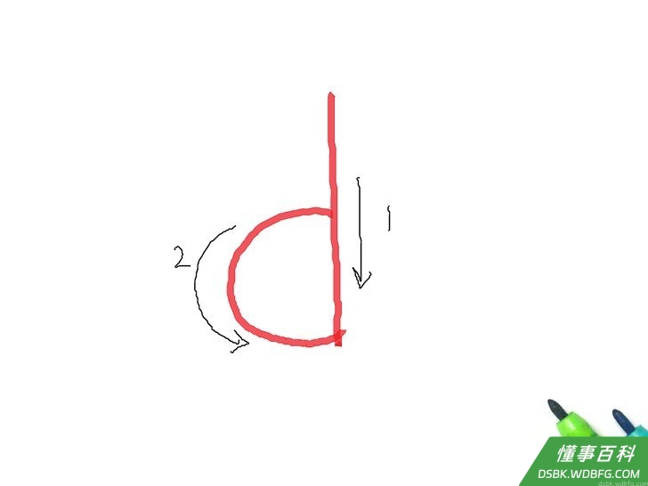 Step 4 字母d：