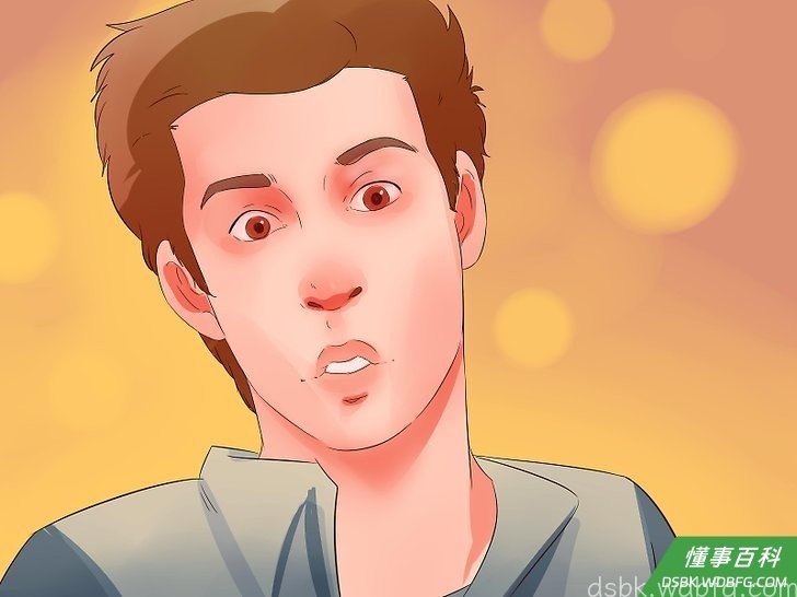 Step 6 做出惊讶的表情。