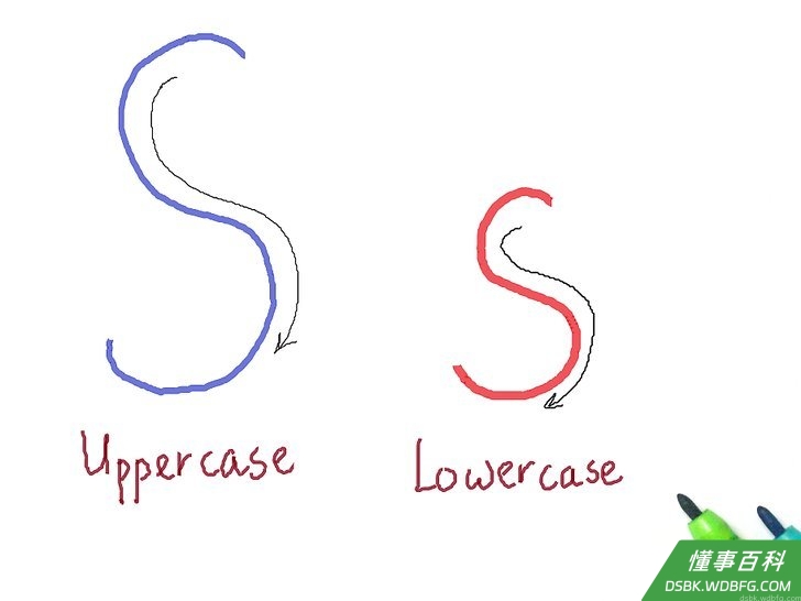 Step 19 字母s：与大写S相同，除了其大小必须与其它小写字母相同。
