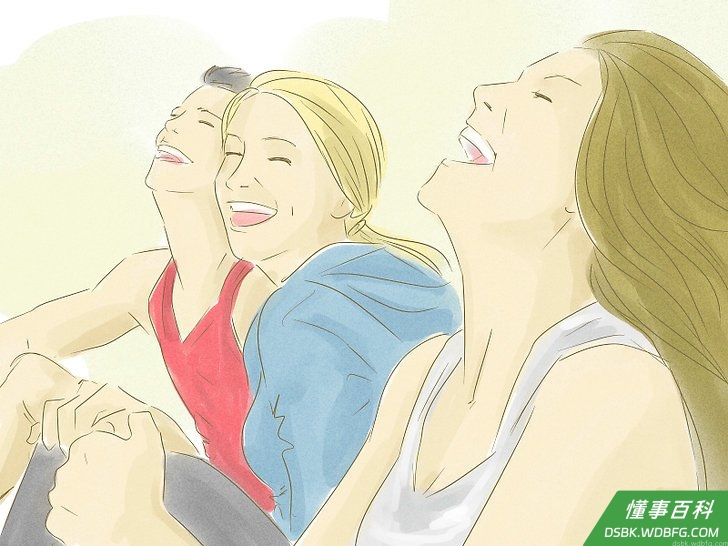 Step 4 和快乐的人在一起。