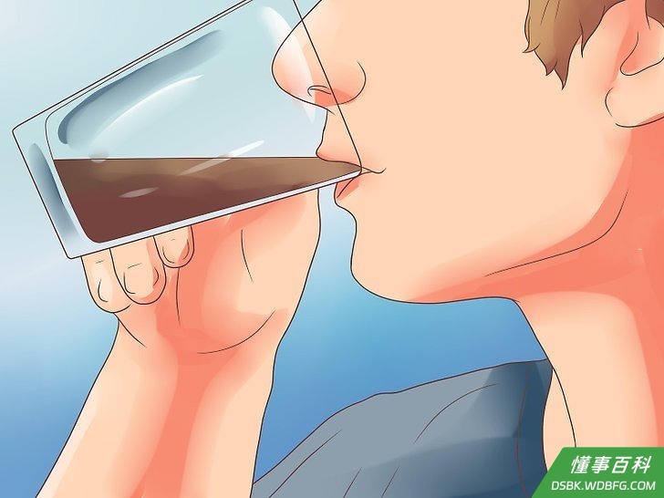 Step 6 喝咖啡。