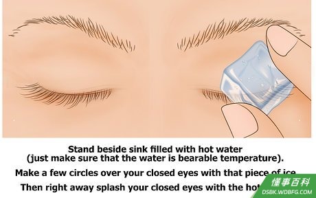 Step 7 条件允许的话,还可以做做眼部水疗。...