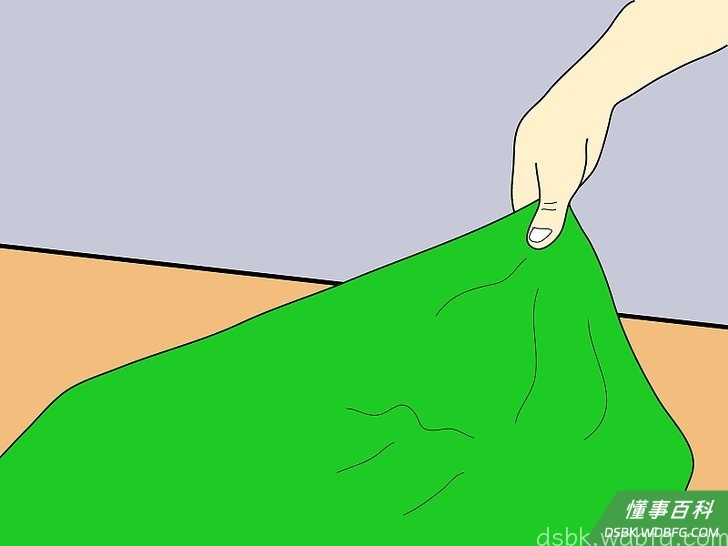 Step 1 用同样的布料做腰带。