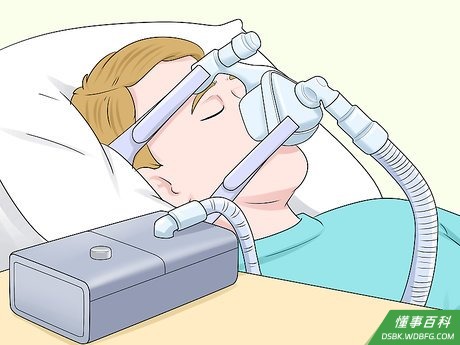 Step 4 睡眠呼吸中止症患者可以使用正压呼吸治疗机（CPAP）。