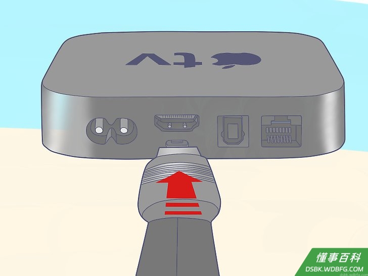 Step 2 连接HDMI电缆。