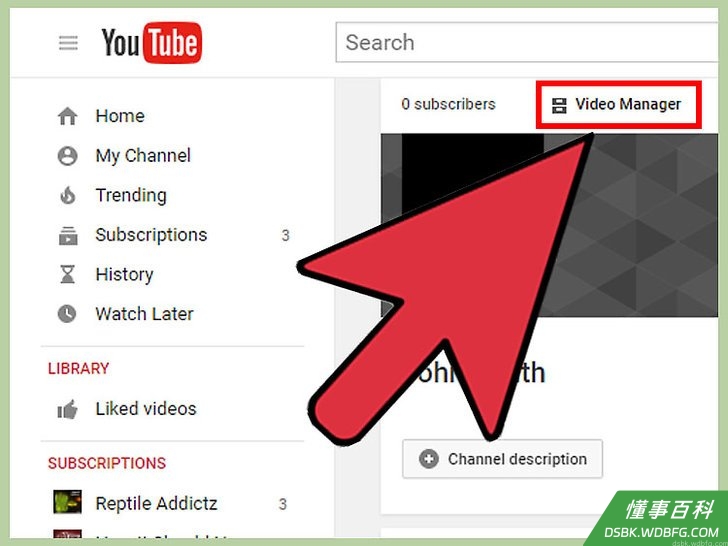 Step 7 前往YouTube“视频管理器”。
