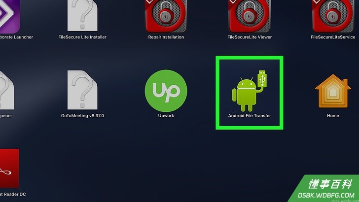 Step 2 下载并安装“Android File Transfer安卓文件传输”应用程序。