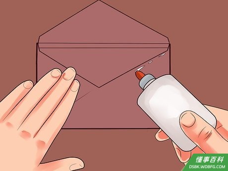 Step 5 重新封好信封。