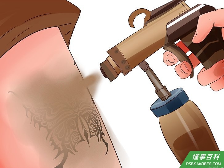 Step 8 使用舞台化妆品。