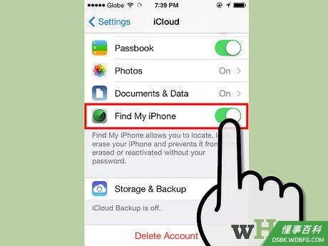 Step 1 系统必须是iOS8或已启用“查找我的iPhone”功能。