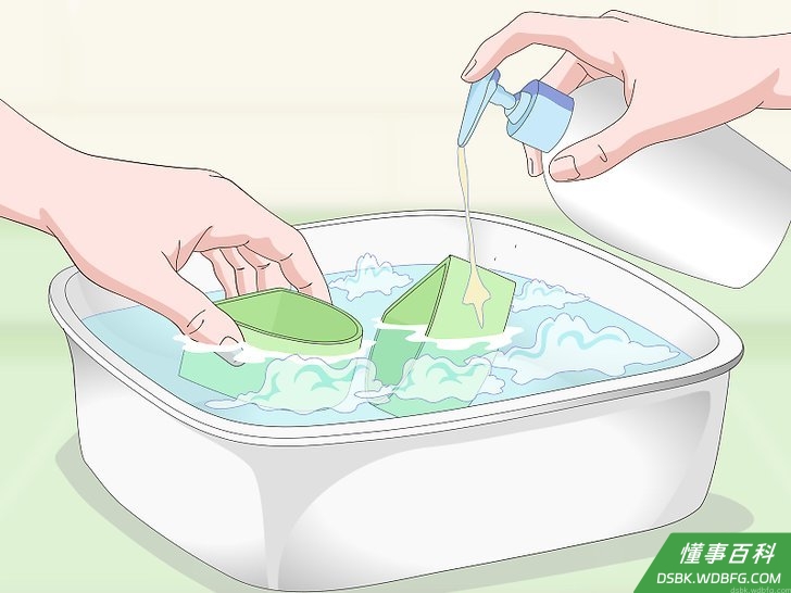 Step 2 每天清洗食盆和水盆。