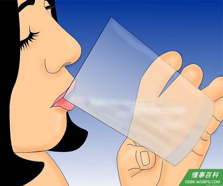 Step 3 喝大量水。