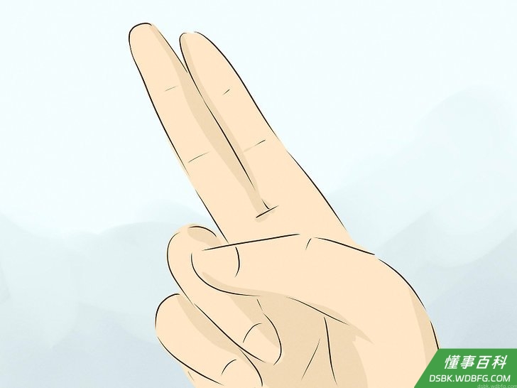 Step 5 拉伸紧绷的阴道瓣和阴道口。