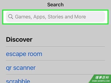 Step 3 点击“搜索”屏幕顶部的搜索栏。