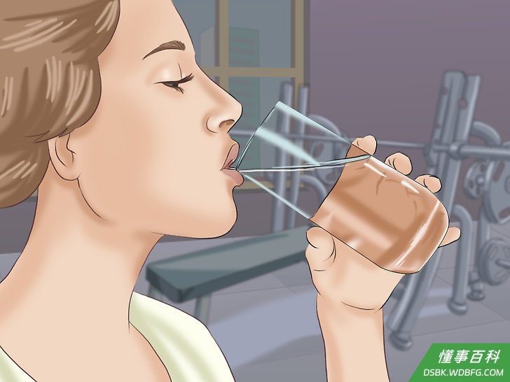 Step 7 喝大量的水并保持每组之间至少休息两分钟。