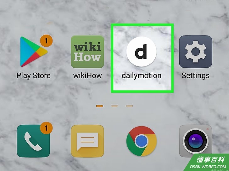 Step 2 打开Dailymotion。