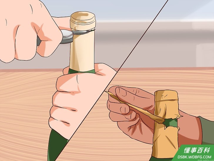 Step 1 撕掉锡箔封套。